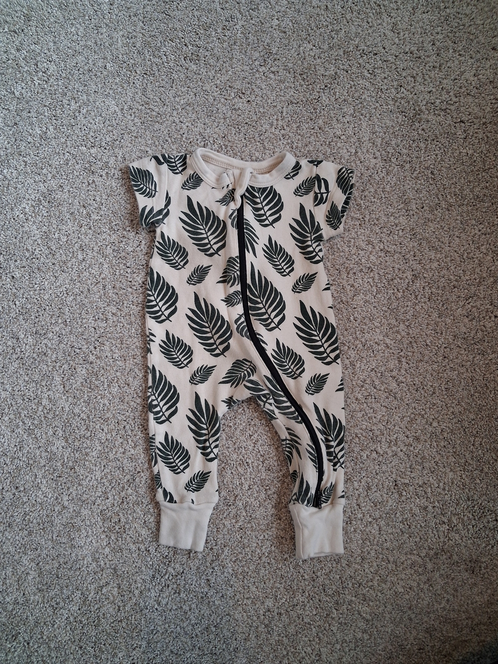 Parade Leaf-Print Kids One-Piece Romper
